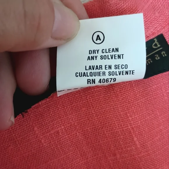 HARVE BENARD Linen PINK 2PC SUIT SET Blazer Pants Small vintage - Picture 3 of 14